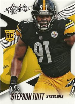 #132 Stephon Tuitt - Pittsburgh Steelers - 2014 Panini Absolute - Red Football