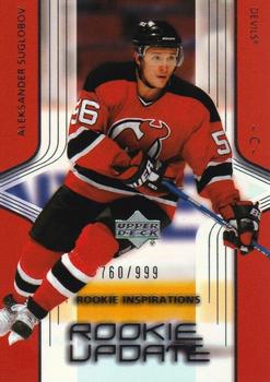 #132 Aleksander Suglobov - New Jersey Devils - 2003-04 Upper Deck Rookie Update Hockey