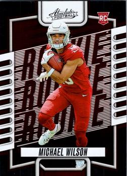 #132 Michael Wilson - Arizona Cardinals - 2023 Panini Absolute Football