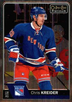 #132 Chris Kreider - New York Rangers - 2016-17 O-Pee-Chee Platinum Hockey