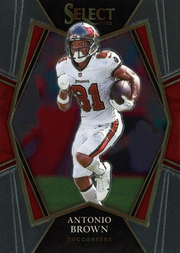 #132 Antonio Brown - Tampa Bay Buccaneers - 2021 Panini Select Football