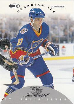 #132 Jim Campbell - St. Louis Blues - 1996-97 Donruss Canadian Ice Hockey