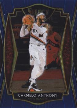 #132 Carmelo Anthony - Portland Trail Blazers - 2020-21 Panini Select - Blue Basketball