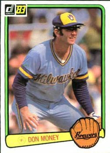 #132 Don Money - Milwaukee Brewers - 1983 Donruss Baseball
