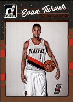 #132 Evan Turner - Portland Trail Blazers - 2016-17 Donruss Basketball