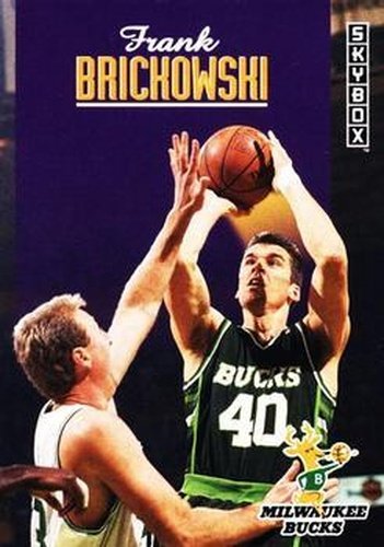 #132 Frank Brickowski - Milwaukee Bucks - 1992-93 SkyBox Basketball