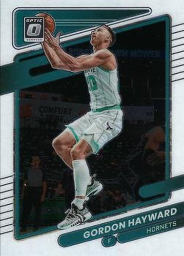 #132 Gordon Hayward - Charlotte Hornets - 2021-22 Donruss Optic Basketball