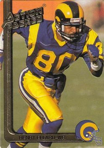 #132 Henry Ellard - Los Angeles Rams - 1991 Action Packed Football