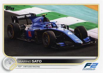 #132 Marino Sato - Virtuosi Racing F2 - 2022 Topps Formula 1 Racing