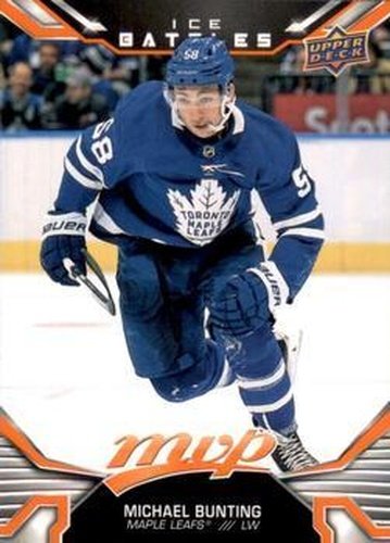 #132 Michael Bunting - Toronto Maple Leafs - 2022-23 Upper Deck MVP - Ice Battles Hockey