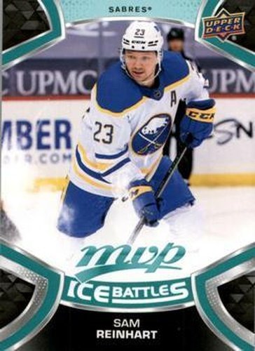 #132 Sam Reinhart - Buffalo Sabres - 2021-22 Upper Deck MVP - Ice Battles Hockey
