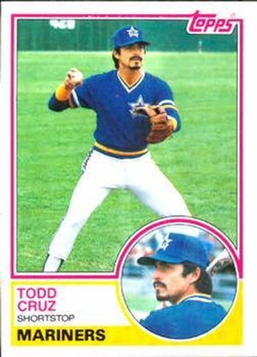 #132 Todd Cruz - Seattle Mariners - 1983 Topps Baseball