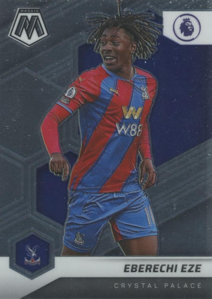 #132 Eberechi Eze - Crystal Palace - 2021-22 Panini Mosaic Premier League Soccer
