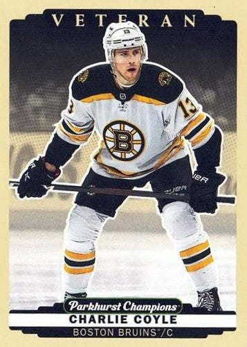 #132 Charlie Coyle - Boston Bruins - 2022-23 Parkhurst Champions Hockey