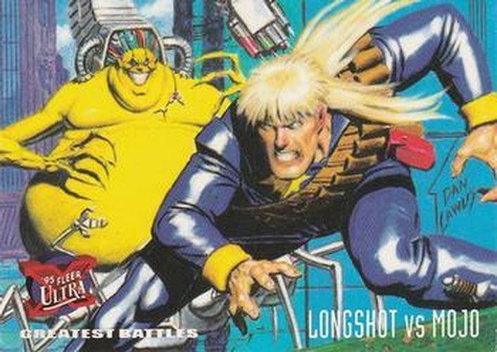 #132 Longshot vs. Mojo - 1995 Fleer Ultra X-Men