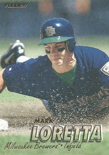 #132 Mark Loretta - Milwaukee Brewers - 1997 Fleer Baseball