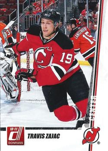 #132 Travis Zajac - New Jersey Devils - 2010-11 Donruss Hockey