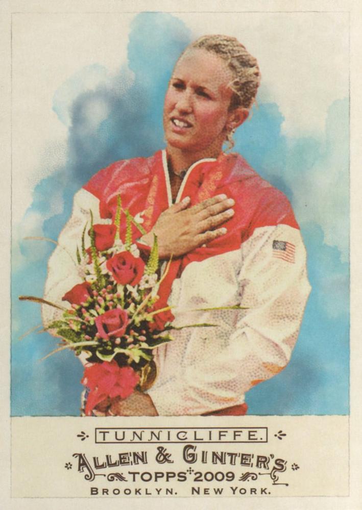 #132 Anna Tunnicliffe - 2009 Topps Allen & Ginter Baseball