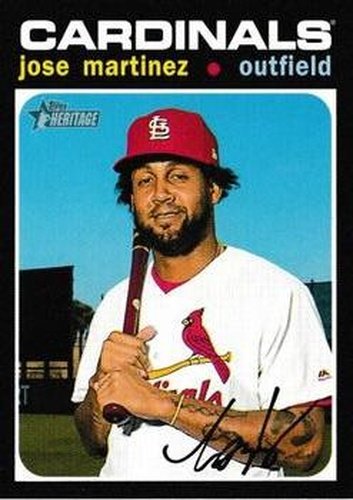 #132 Jose Martinez - St. Louis Cardinals - 2020 Topps Heritage Baseball