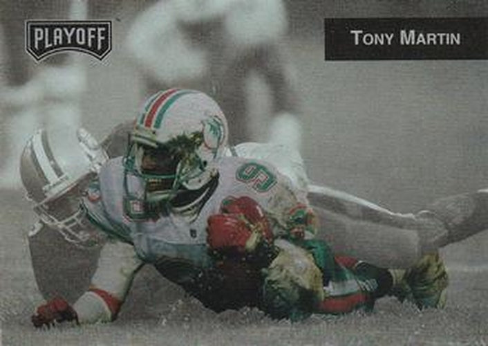 #132 Tony Martin - Miami Dolphins - 1993 Playoff Football