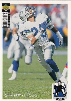 #132 Carlton Gray - Seattle Seahawks - 1994 Collector's Choice Football