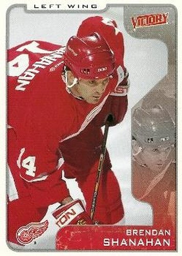 #132 Brendan Shanahan - Detroit Red Wings - 2001-02 Upper Deck Victory Hockey