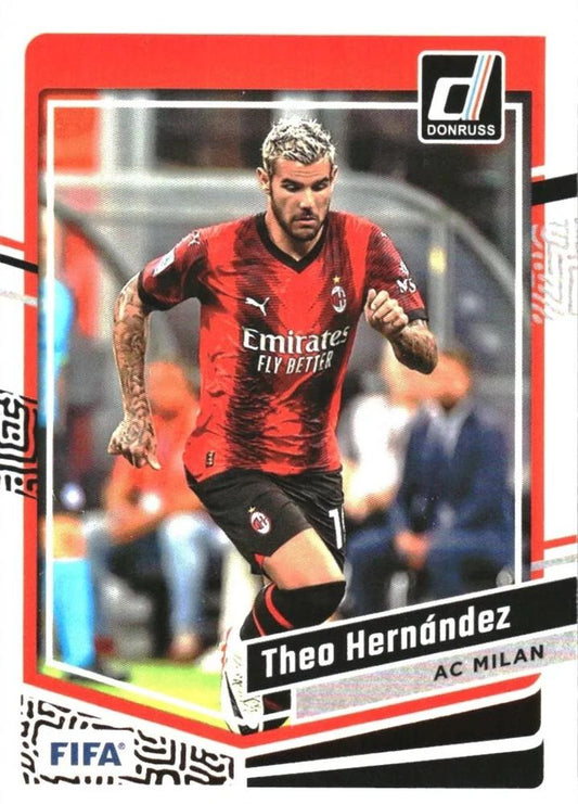 #132 Theo Hernandez - AC Milan - 2023-24 Donruss Soccer