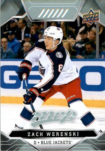 #132 Zach Werenski - Columbus Blue Jackets - 2019-20 Upper Deck MVP Hockey