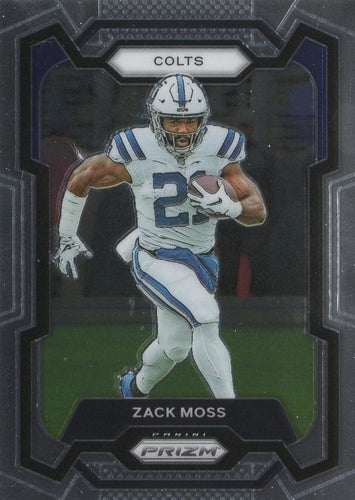 #132 Zack Moss - Indianapolis Colts - 2023 Panini Prizm Football