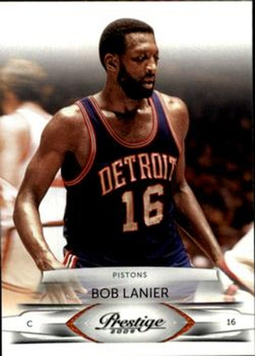 #132 Bob Lanier - Detroit Pistons - 2009-10 Panini Prestige Basketball