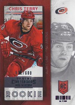 #132a Chris Terry - Carolina Hurricanes - 2013-14 Panini Contenders Hockey