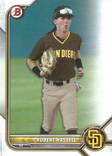 #BP-133 Robert Hassell - San Diego Padres - 2022 Bowman - Prospects Baseball