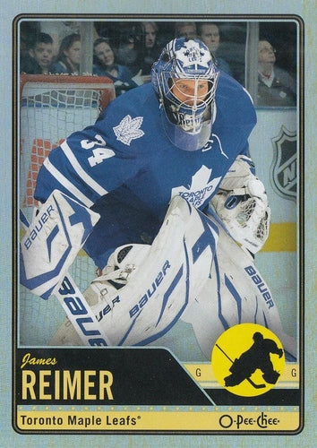 #133 James Reimer - Toronto Maple Leafs - 2012-13 O-Pee-Chee - Rainbow Hockey