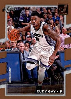 #133 Rudy Gay - San Antonio Spurs - 2017-18 Donruss Basketball