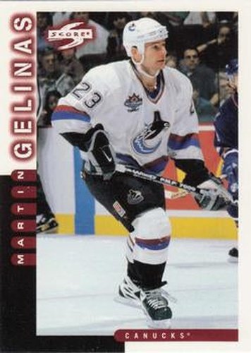#133 Martin Gelinas - Vancouver Canucks - 1997-98 Score Hockey