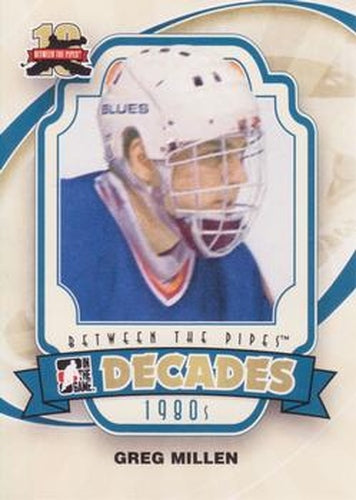 #133 Greg Millen - St. Louis Blues - 2011-12 In The Game Between The Pipes Hockey
