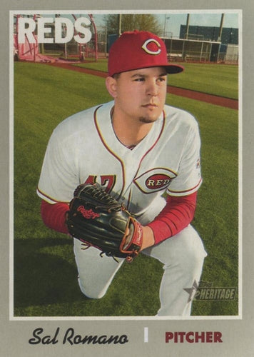 #133 Sal Romano - Los Angeles Angels - 2019 Topps Heritage Baseball