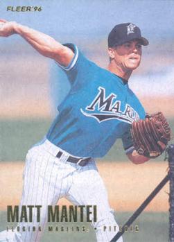 #U133 Matt Mantei - Florida Marlins - 1996 Fleer Update Baseball