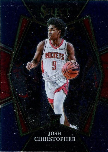 #133 Josh Christopher - Houston Rockets - 2021-22 Panini Select - Blue Basketball