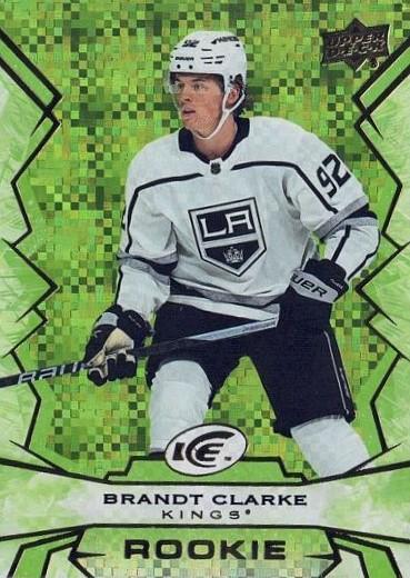 #133 Brandt Clarke - Los Angeles Kings - 2022-23 Upper Deck Ice - Green Hockey