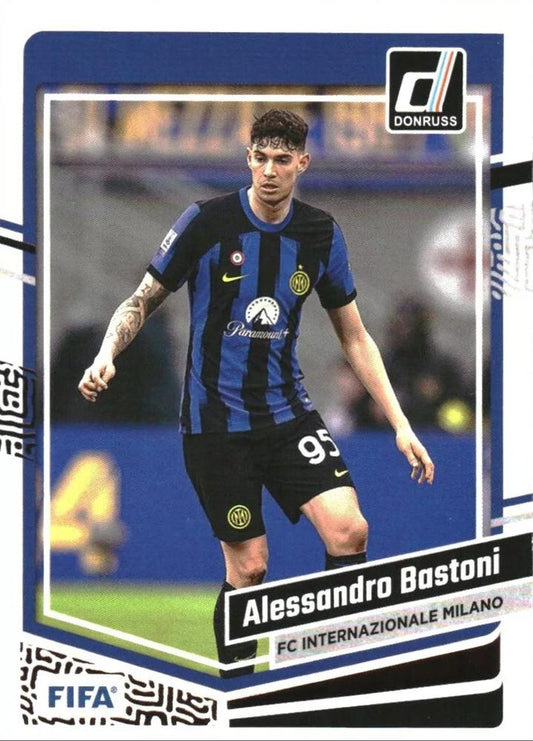 #133 Alessandro Bastoni - Inter Milan - 2023-24 Donruss Soccer