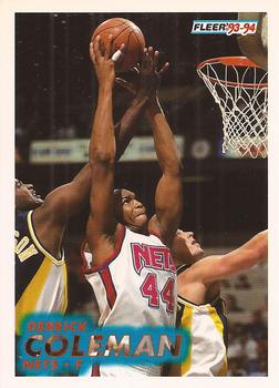#133 Derrick Coleman - New Jersey Nets - 1993-94 Fleer Basketball