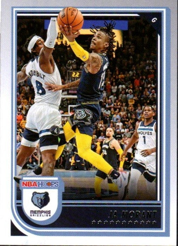 #133 Ja Morant - Memphis Grizzlies - 2022-23 Hoops Basketball