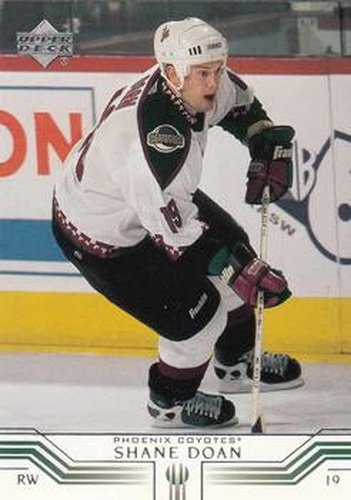 #133 Shane Doan - Phoenix Coyotes - 2001-02 Upper Deck Hockey