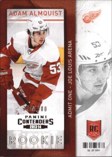 #133 Adam Almqvist - Detroit Red Wings - 2013-14 Panini Contenders Hockey