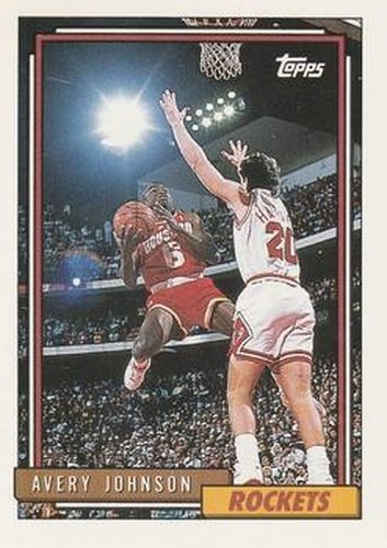 #133 Avery Johnson - Houston Rockets - 1992-93 Topps Basketball