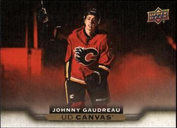 #C133 Johnny Gaudreau - Calgary Flames - 2015-16 Upper Deck - UD Canvas Hockey