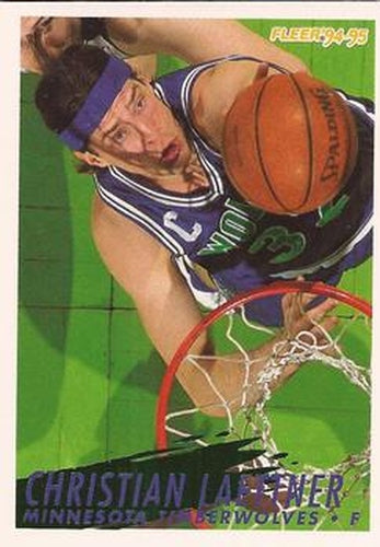 #133 Christian Laettner - Minnesota Timberwolves - 1994-95 Fleer Basketball