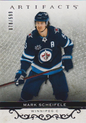 #133 Mark Scheifele - Winnipeg Jets - 2021-22 Upper Deck Artifacts Hockey