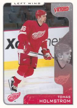 #133 Tomas Holmstrom - Detroit Red Wings - 2001-02 Upper Deck Victory Hockey
